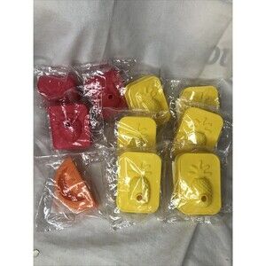 Mocktail/Cocktail Strawberry, Pineapple, Orange Ice Mold - 10 Piece LOT NEW!!